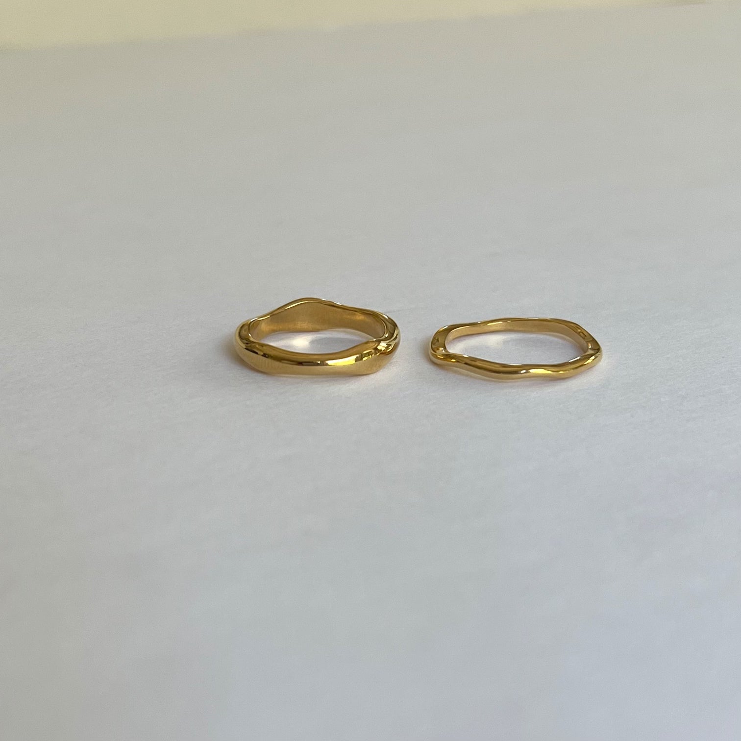 Slim Curved Stacker Ring