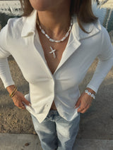 Biwa Pearl Necklace