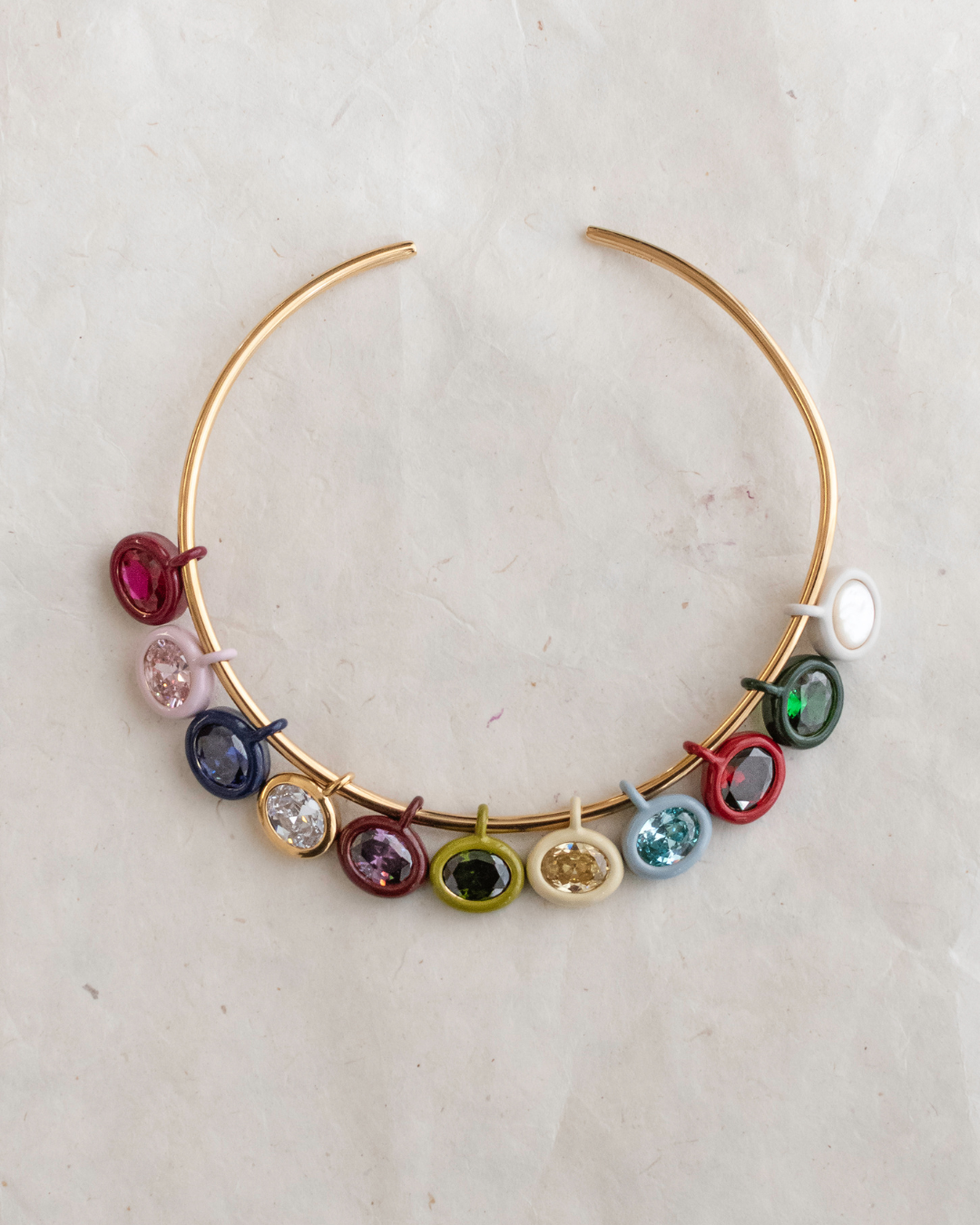 Birthstone Neck Cuff