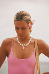 Coin Pearl Necklace