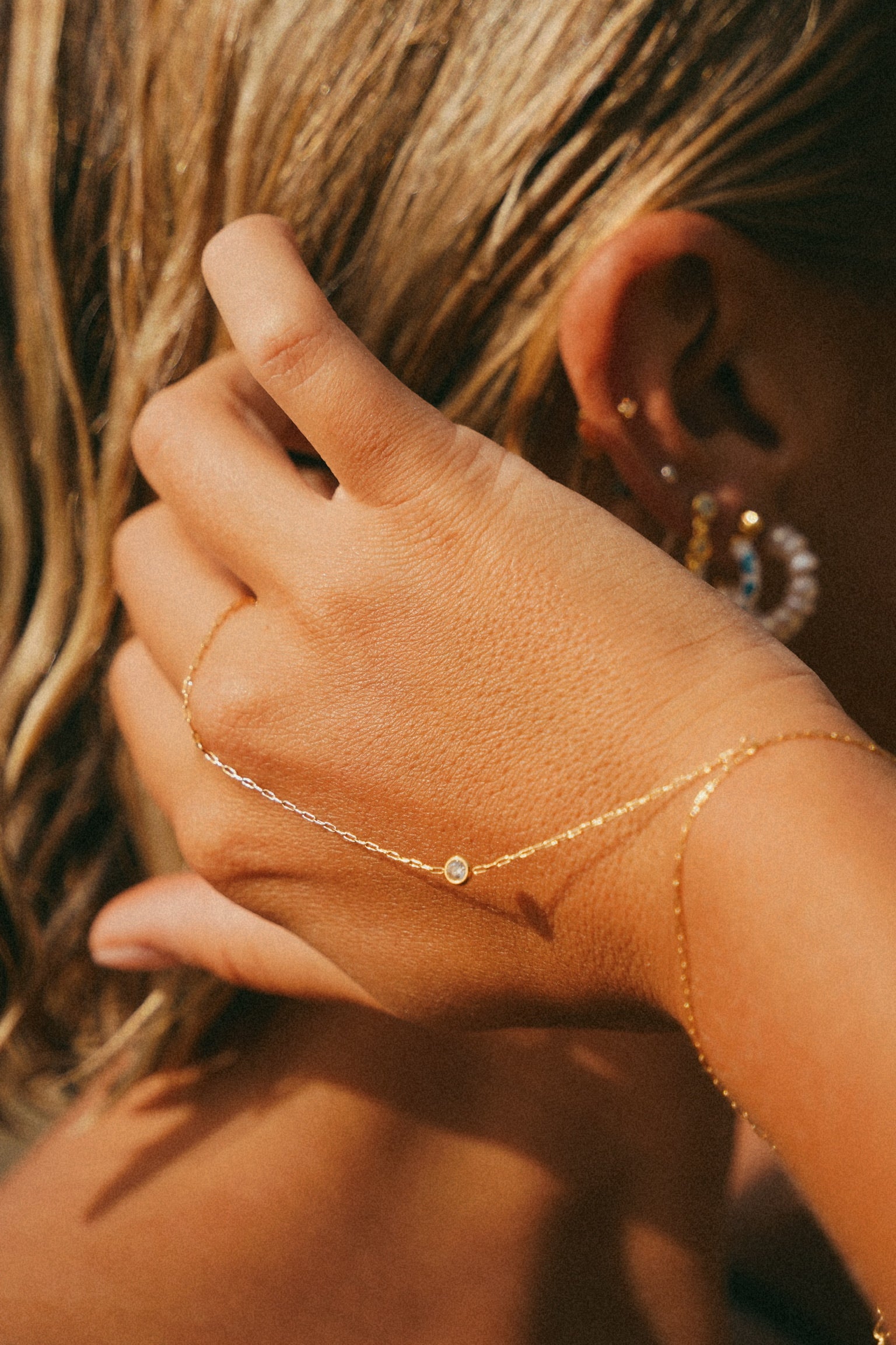 Bezel Hand Chain