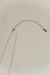 Mini Pearl Cross Necklace
