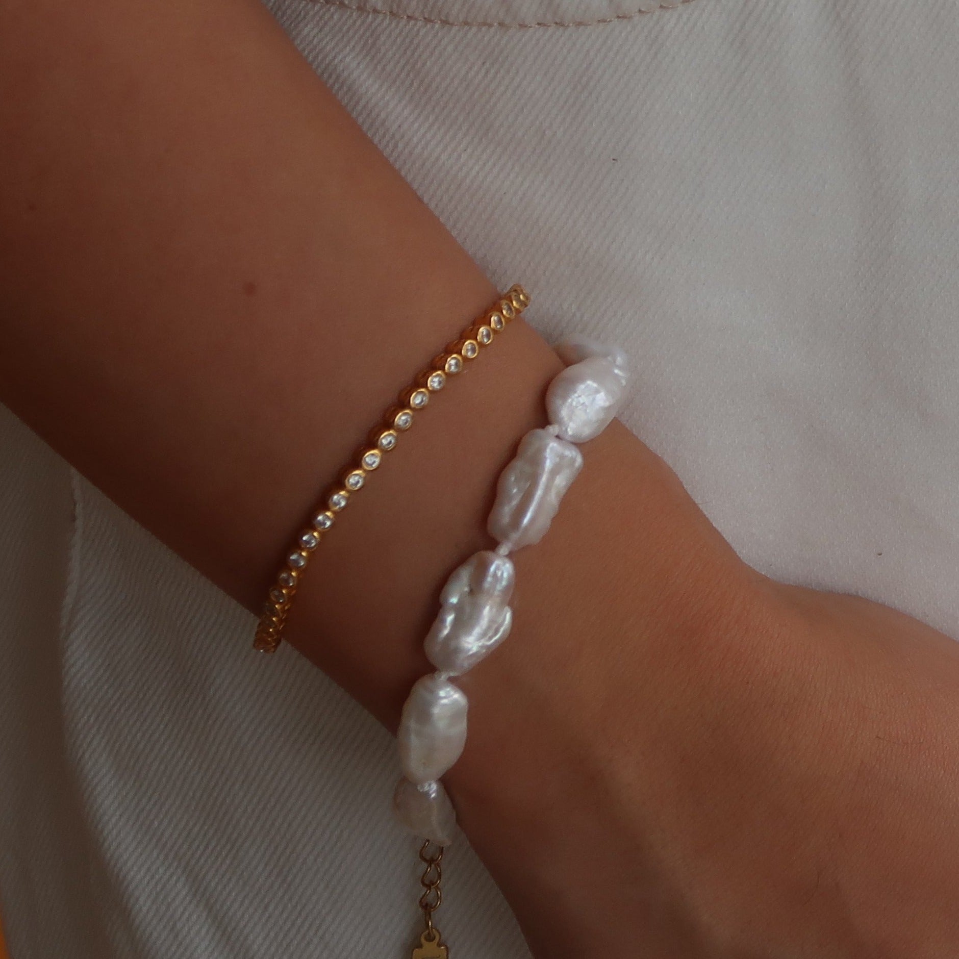 Biwa Pearl Bracelet
