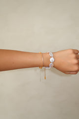 Coin Pearl Bracelet