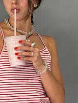 Mello Stone Necklace  - Crystal
