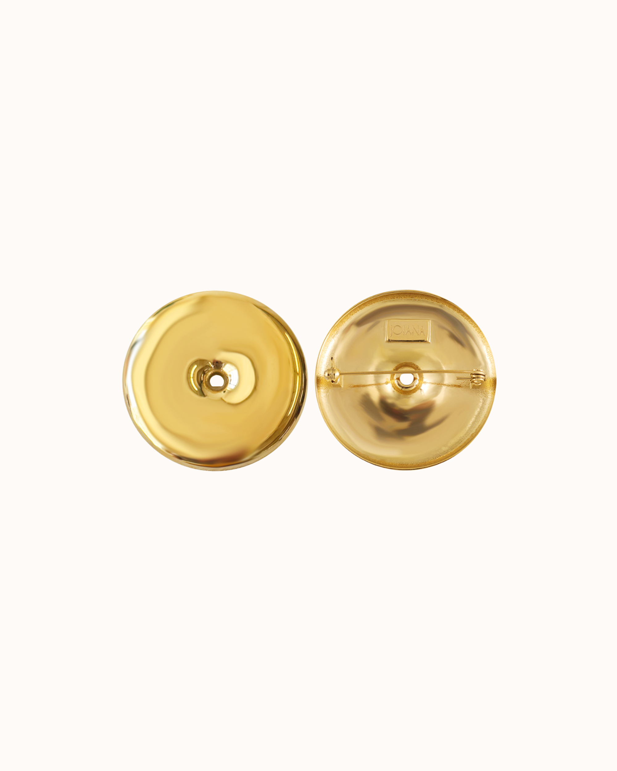 Donut Brooch Gold