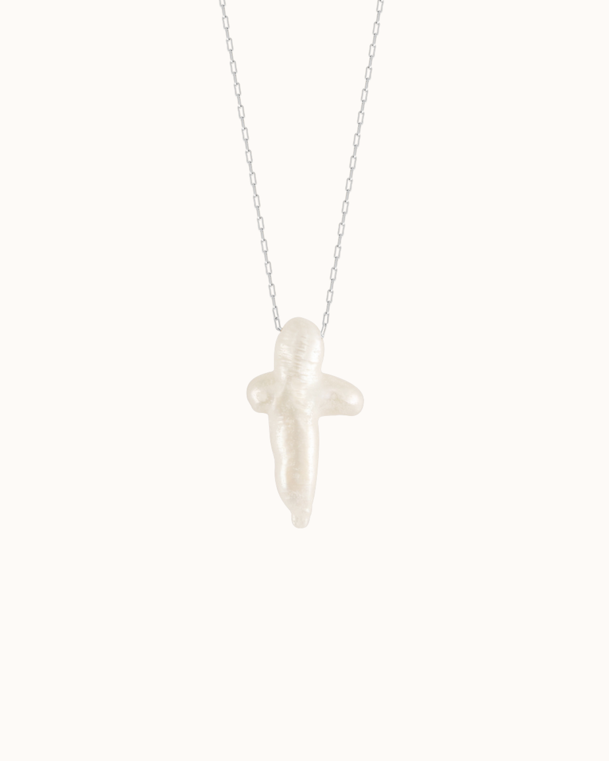 Pearl Cross Necklace