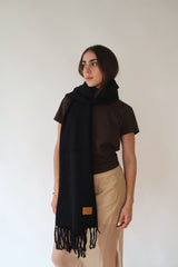 Black Sweater Scarf