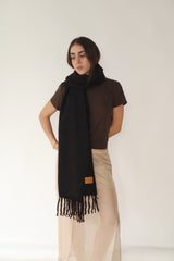 Black Sweater Scarf