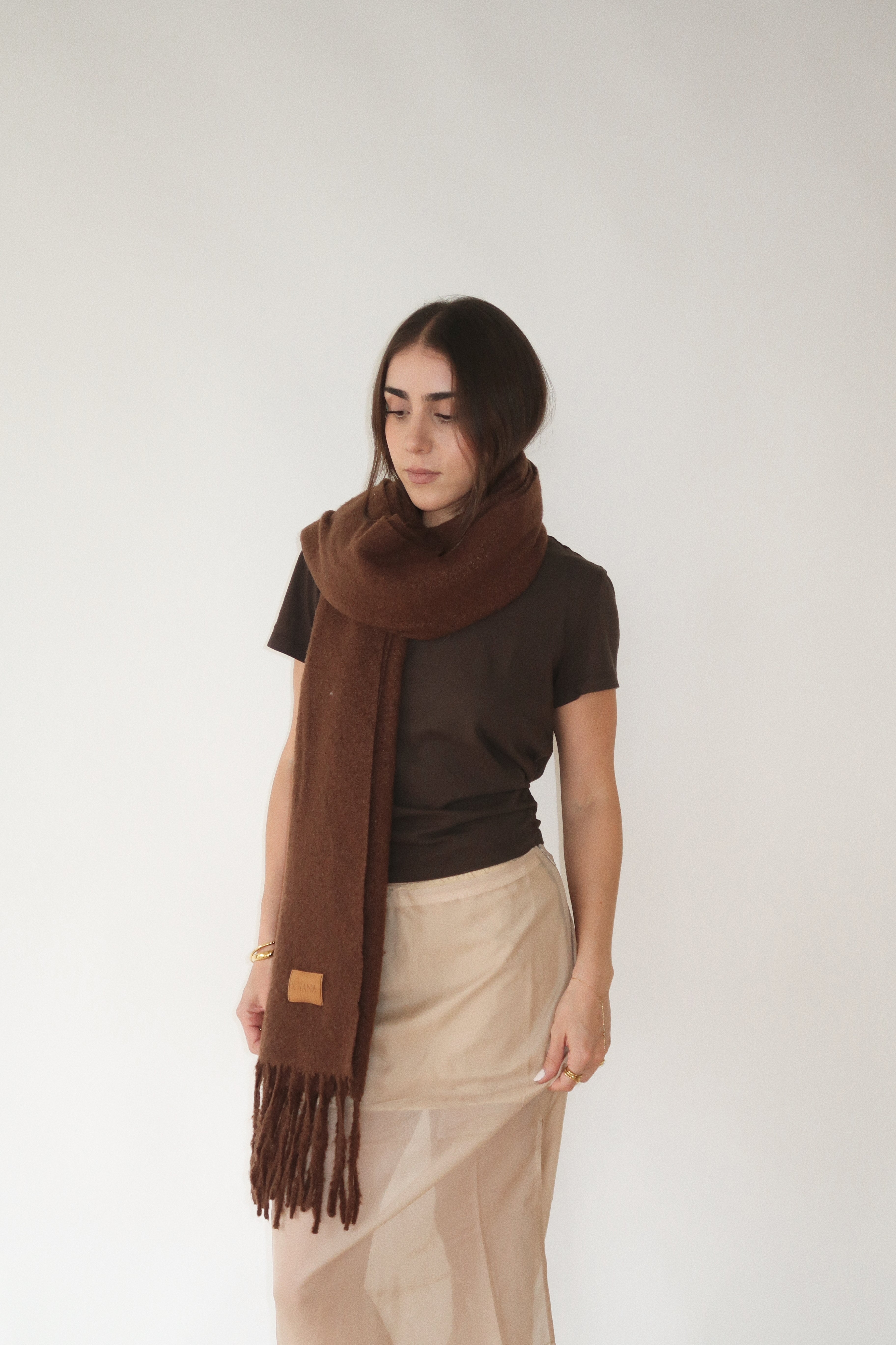 Chocolate Sweater Scarf