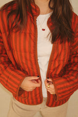 Bean Necklace - Red