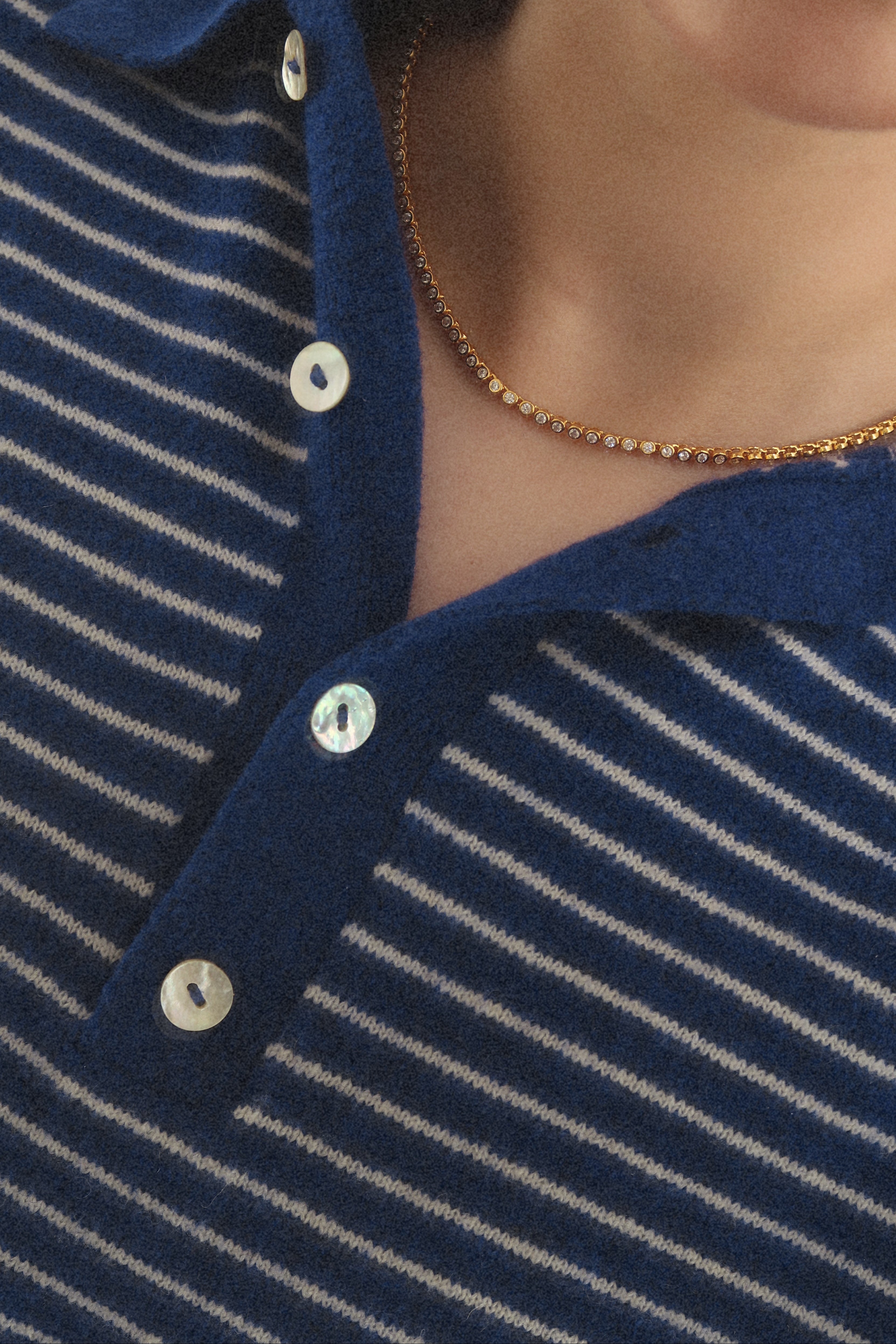 Bezel Tennis Necklace