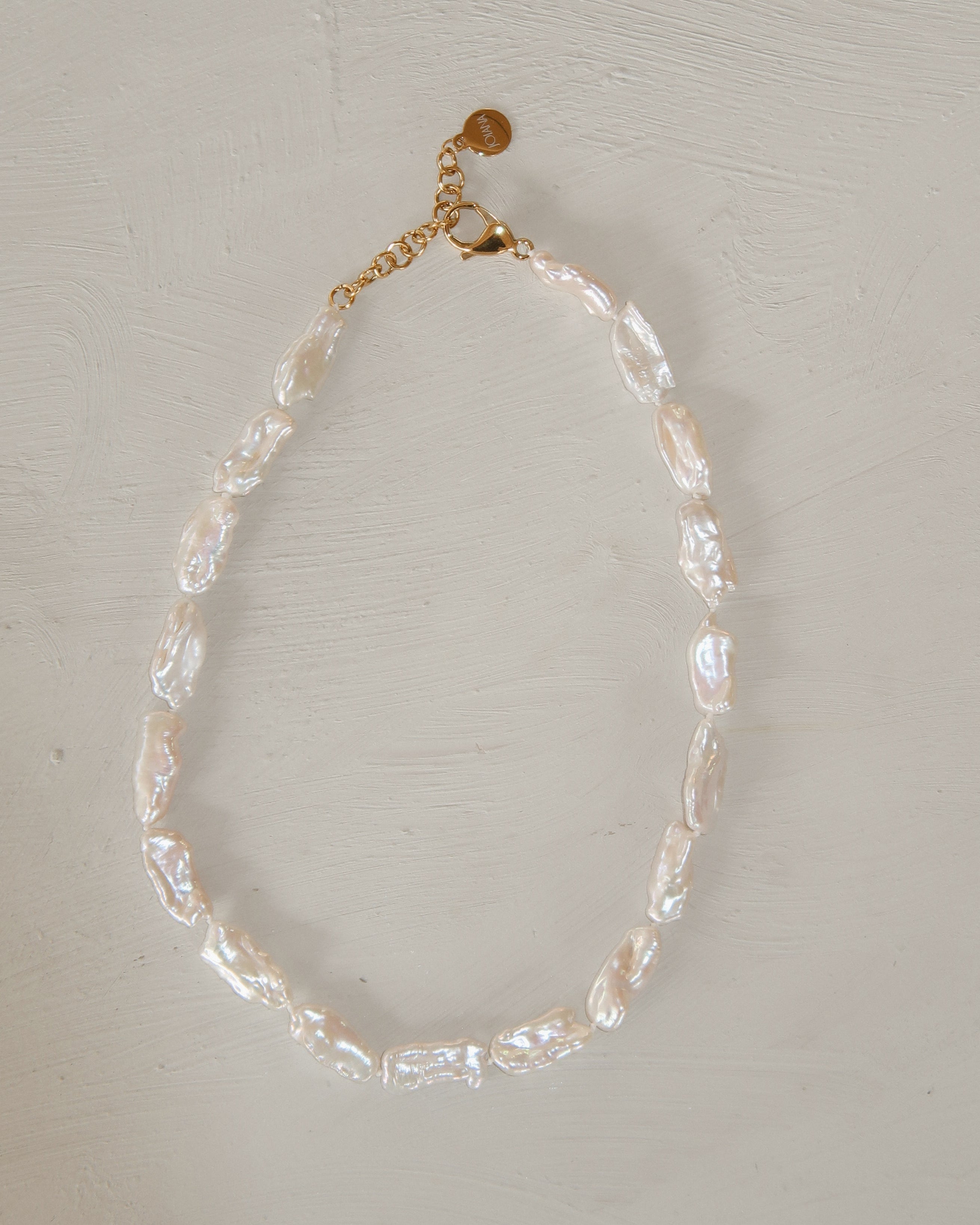 Biwa Pearl Necklace