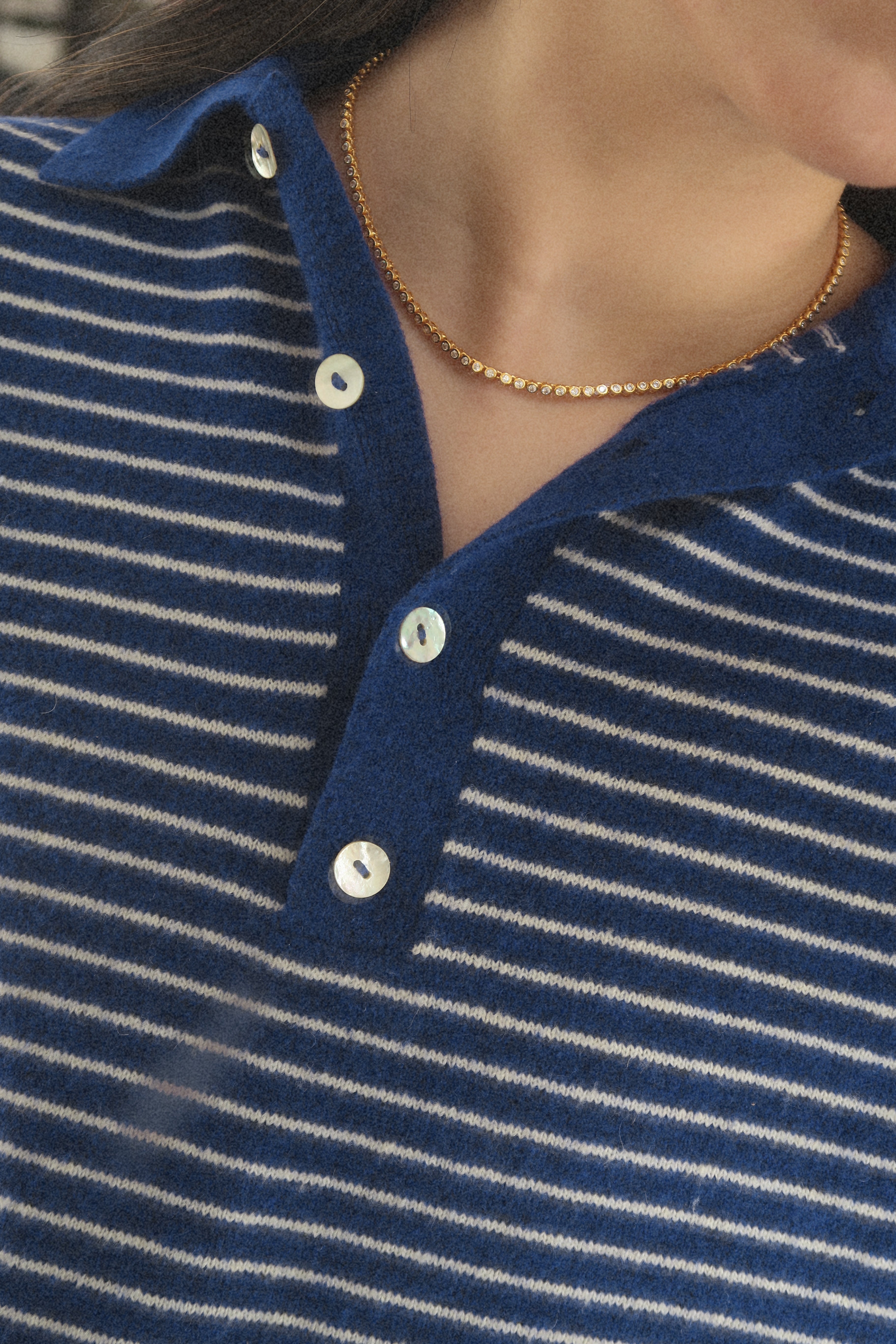 Bezel Tennis Necklace