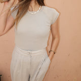 Biwa Pearl Necklace