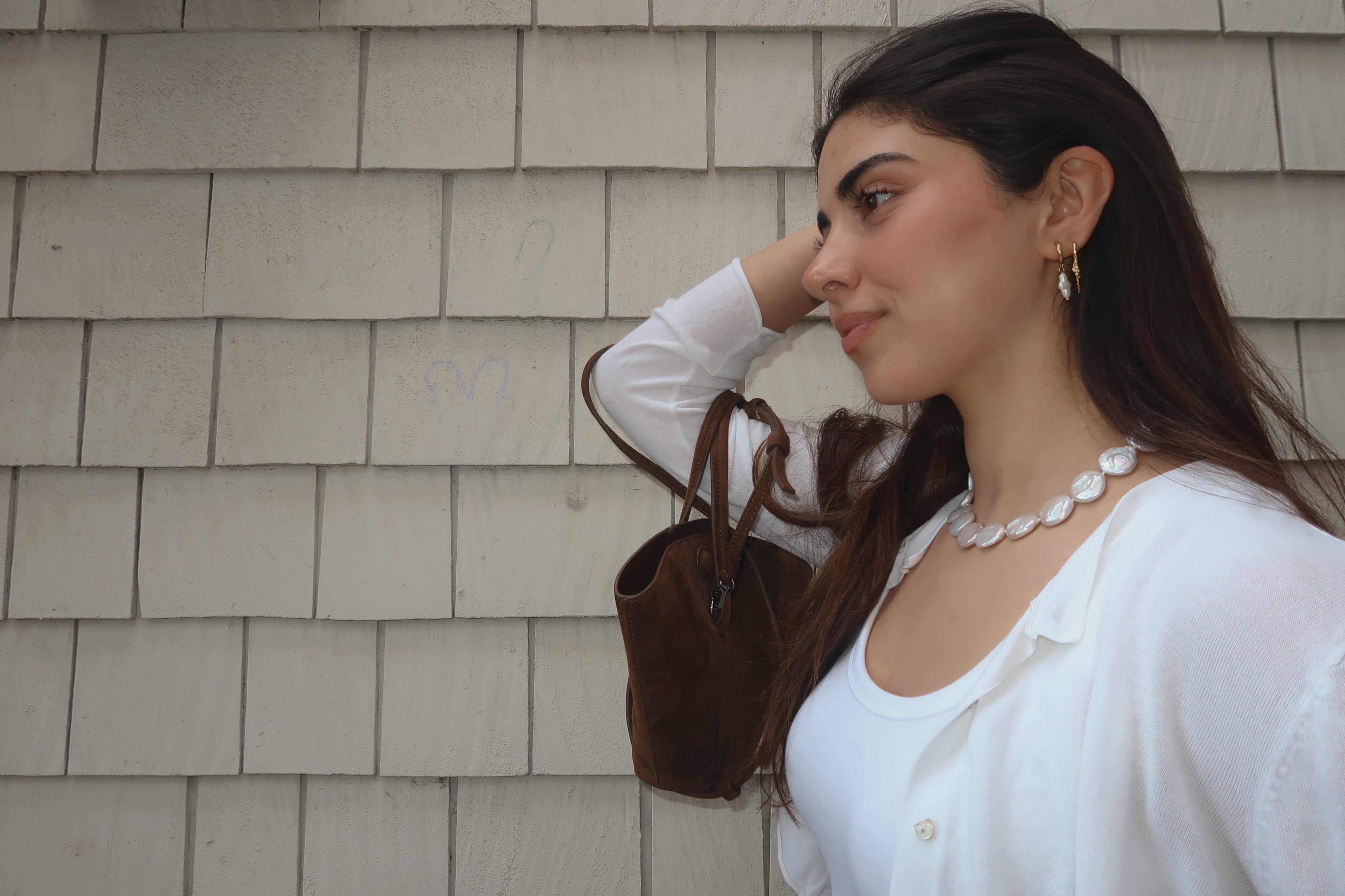 Coin Pearl Necklace