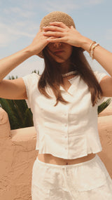 Rondelle Pearl Necklace