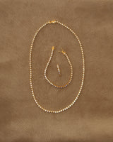 Bezel Tennis Necklace