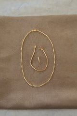 Bezel Tennis Necklace