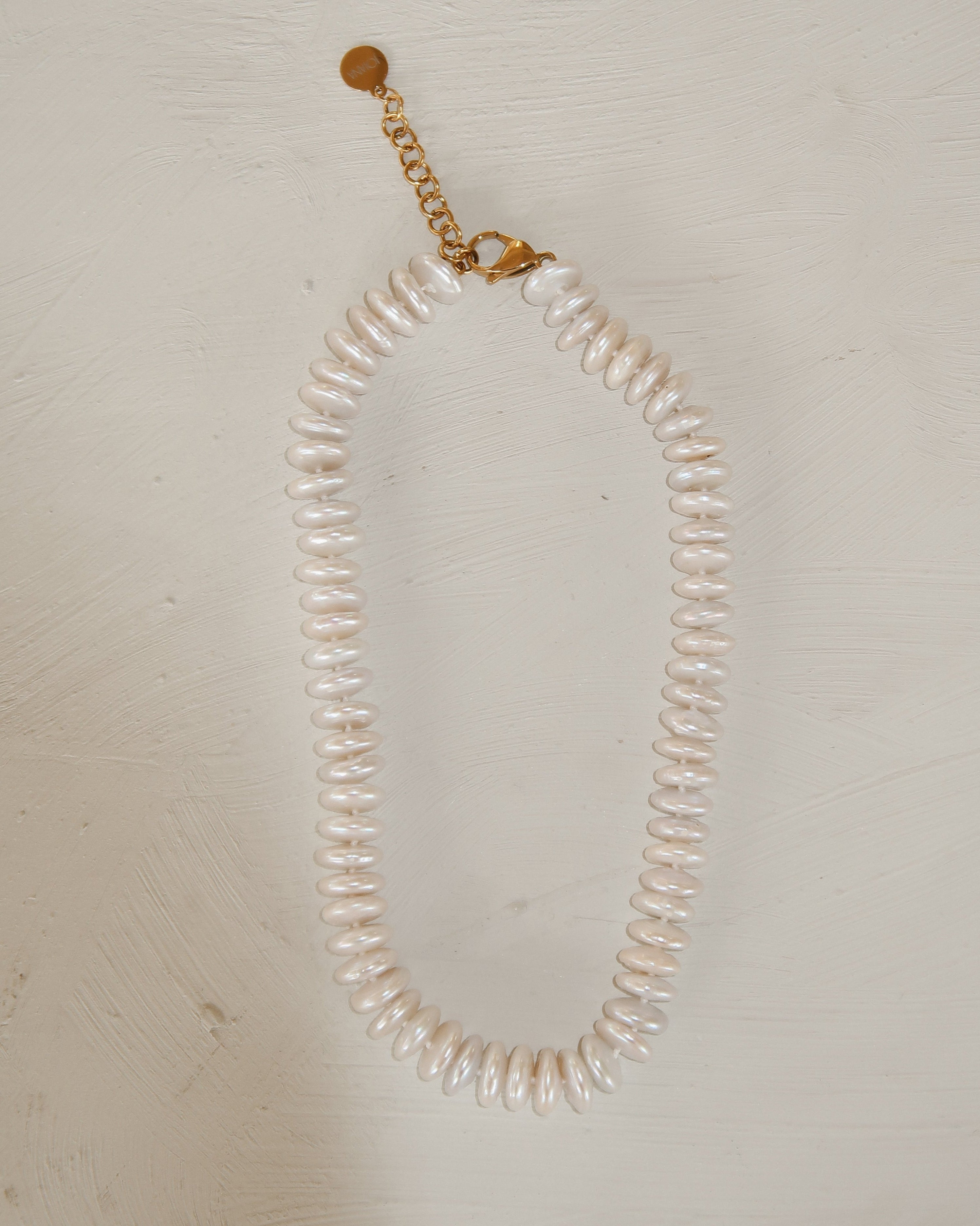 Rondelle Pearl Necklace