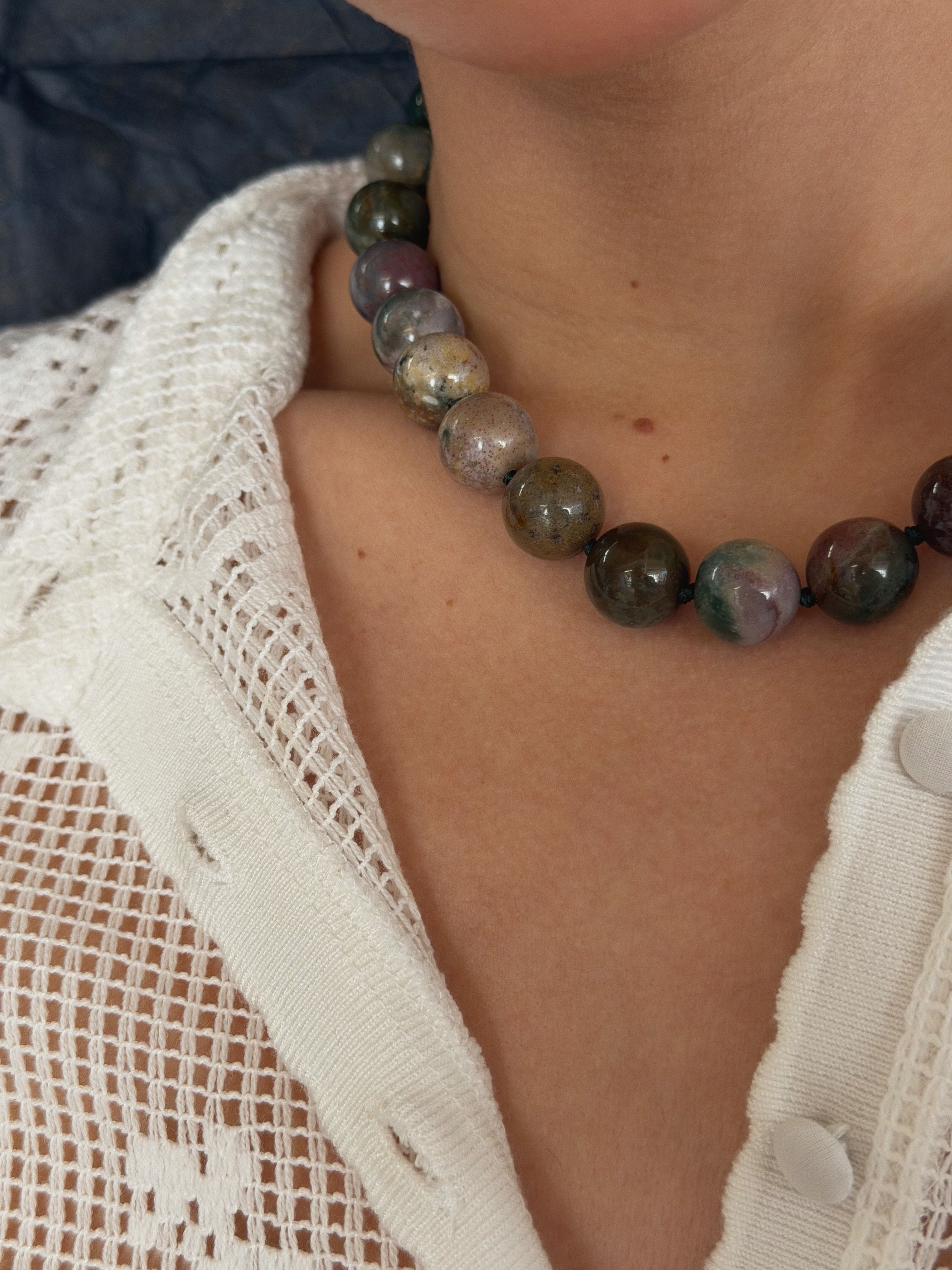 Mello Stone Necklace- Willow