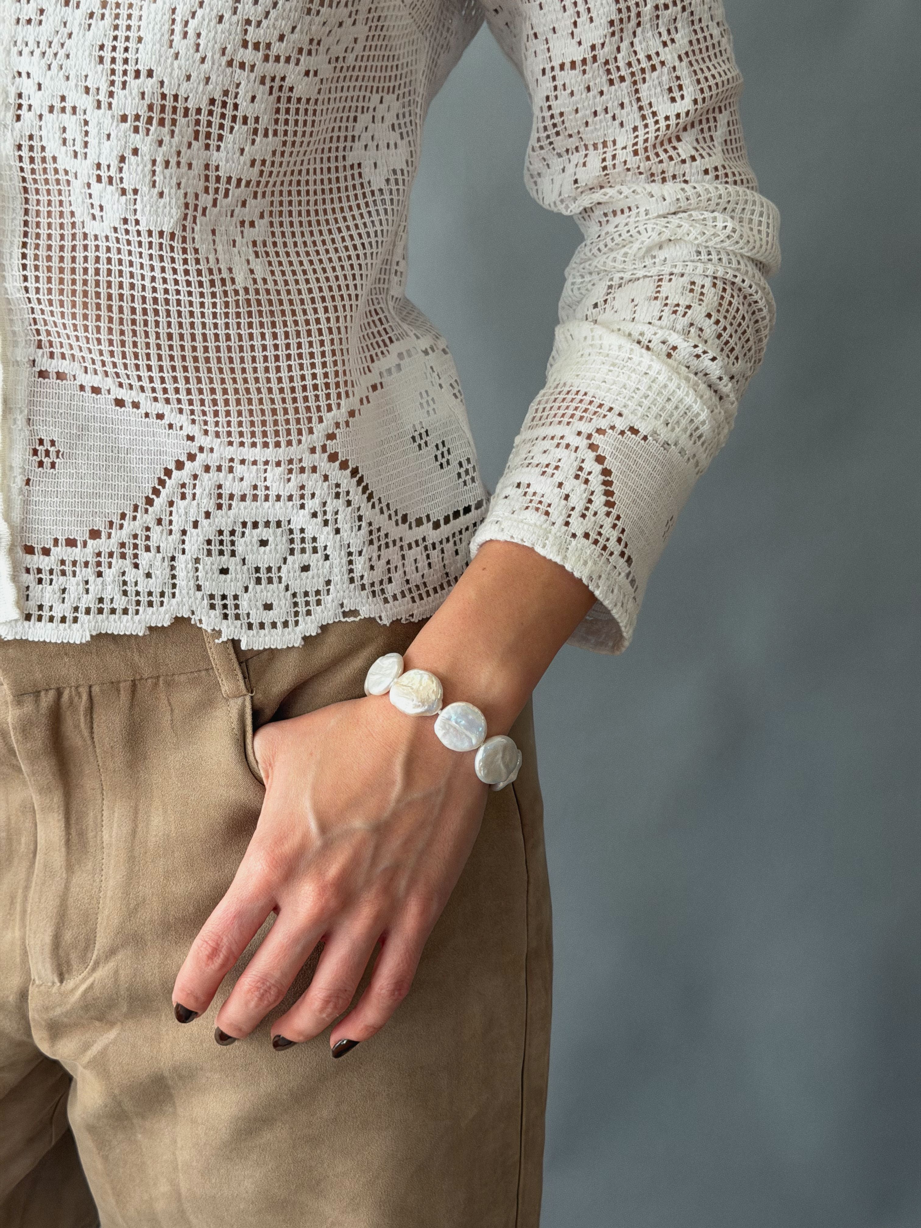 Coin Pearl Bracelet