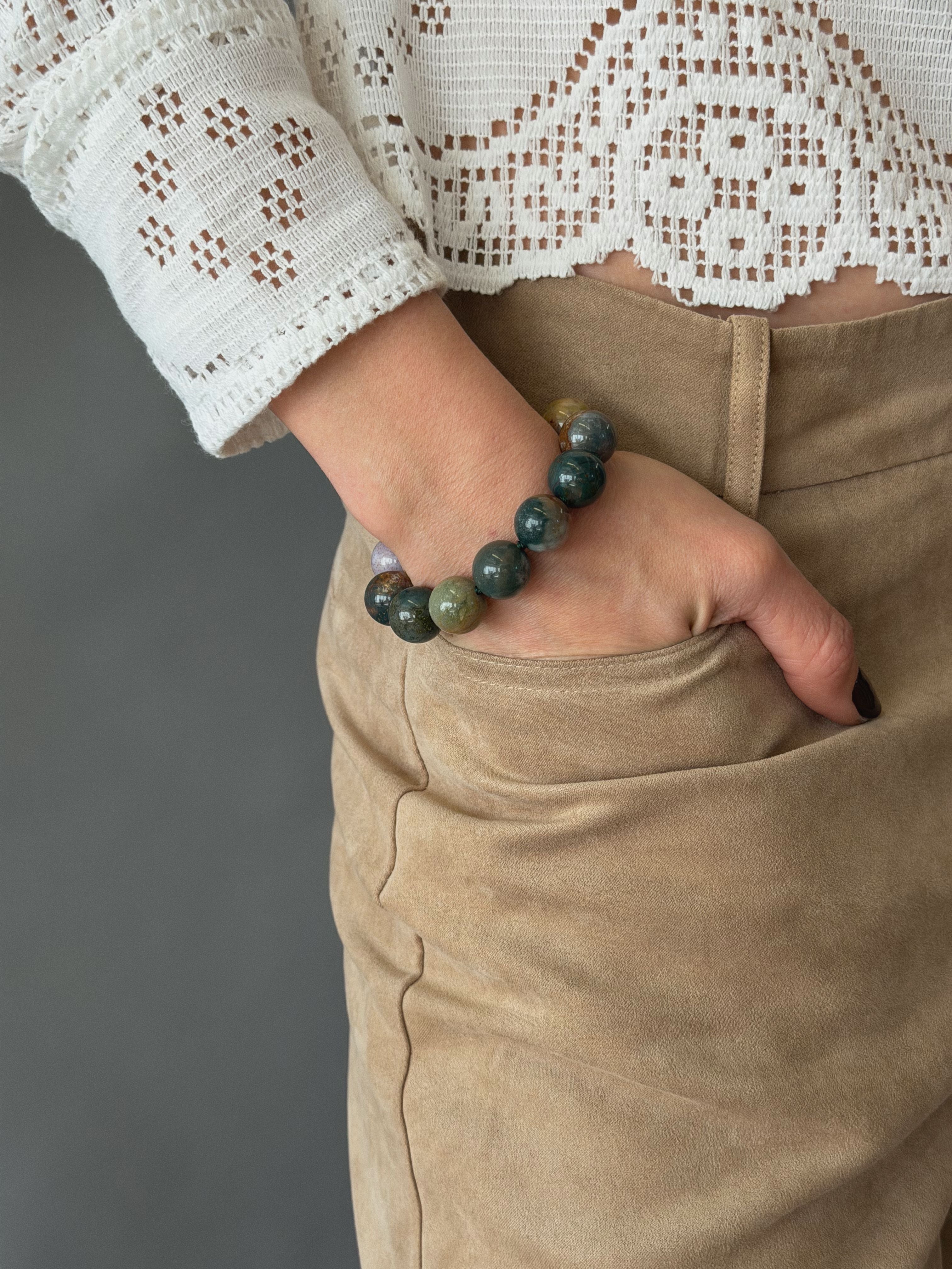 Mello Stone Bracelet- Willow