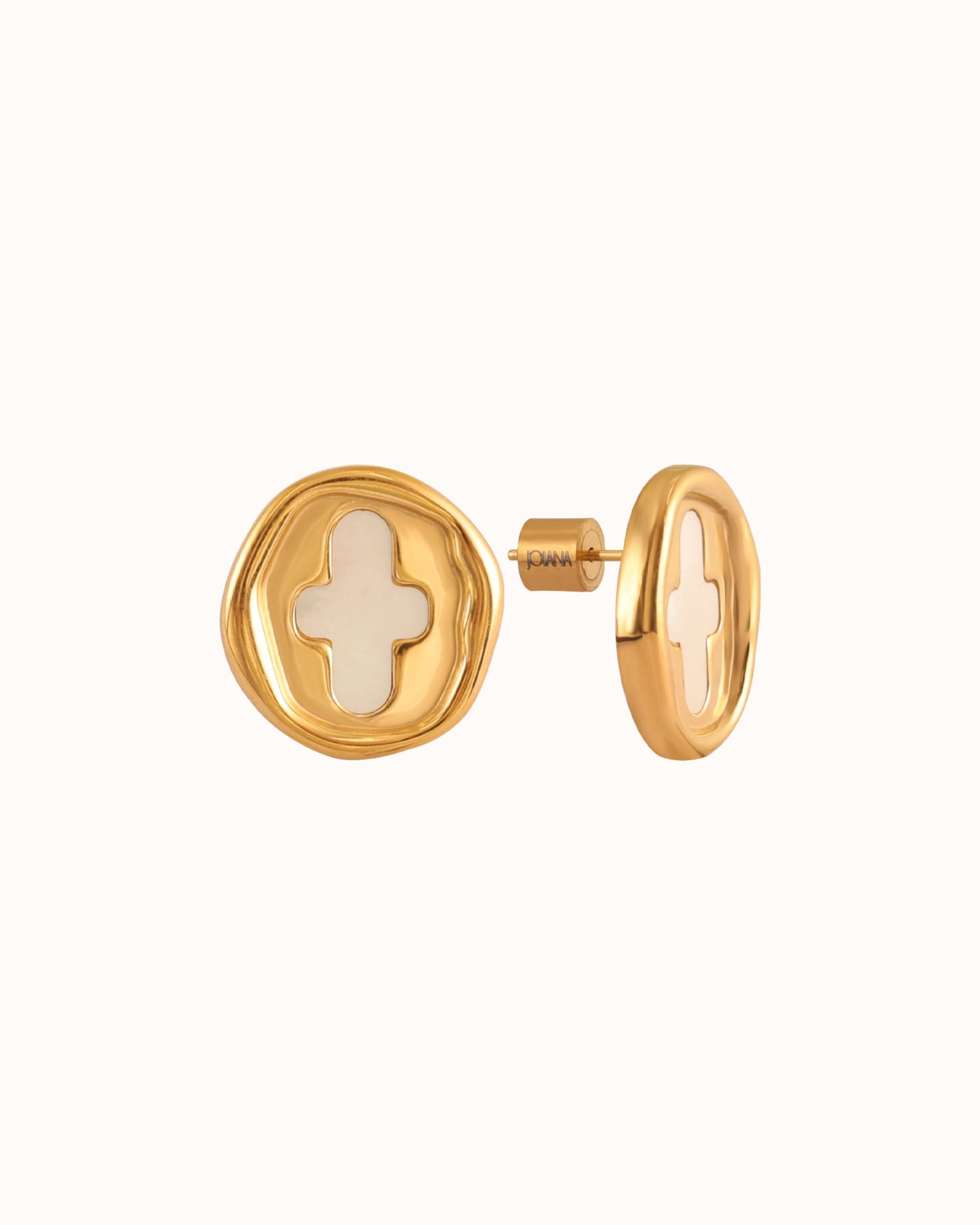 Stamp Coin Earrings