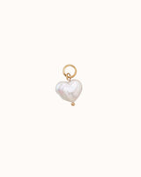 Pearl Heart Charm