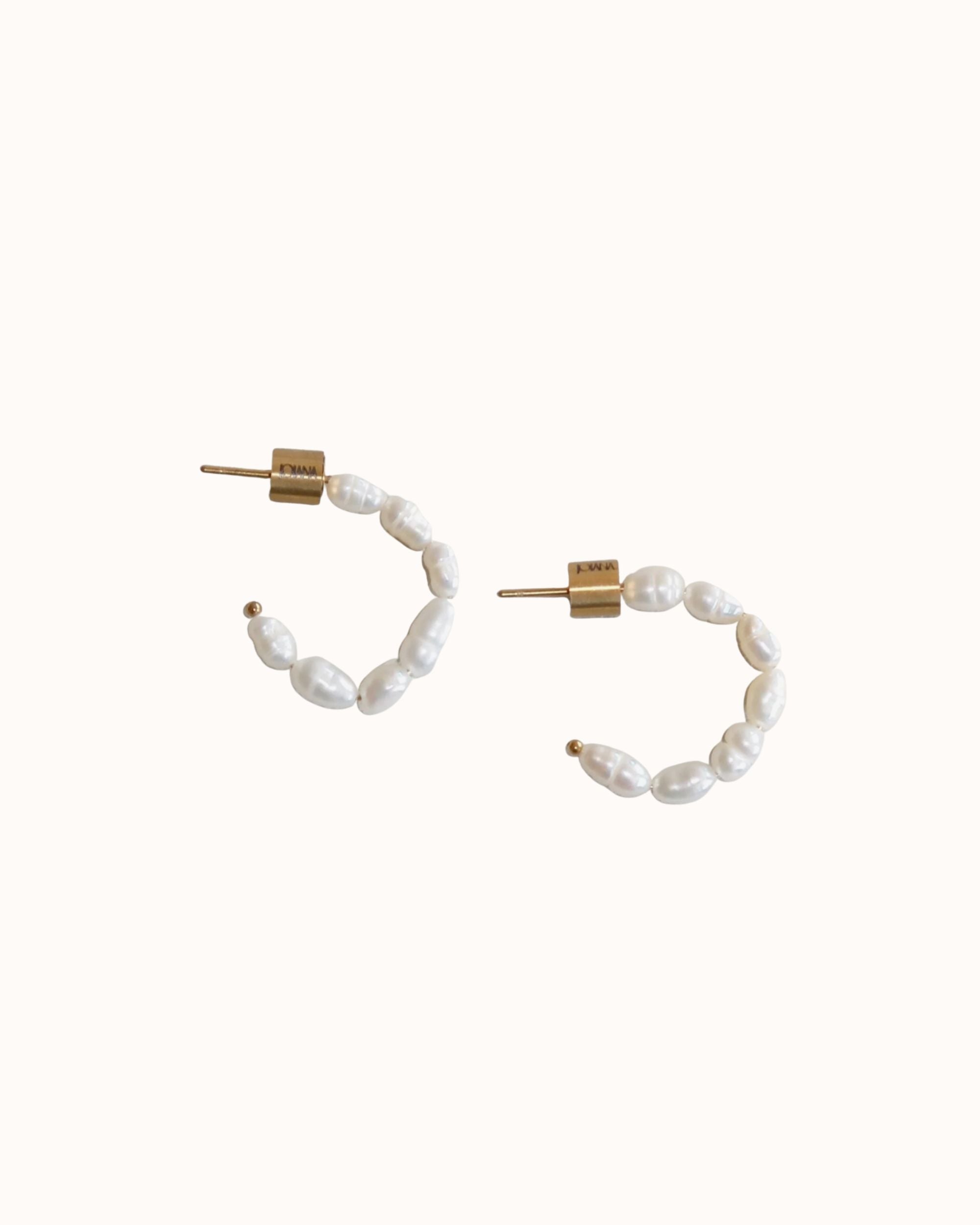 Pearl Hoops