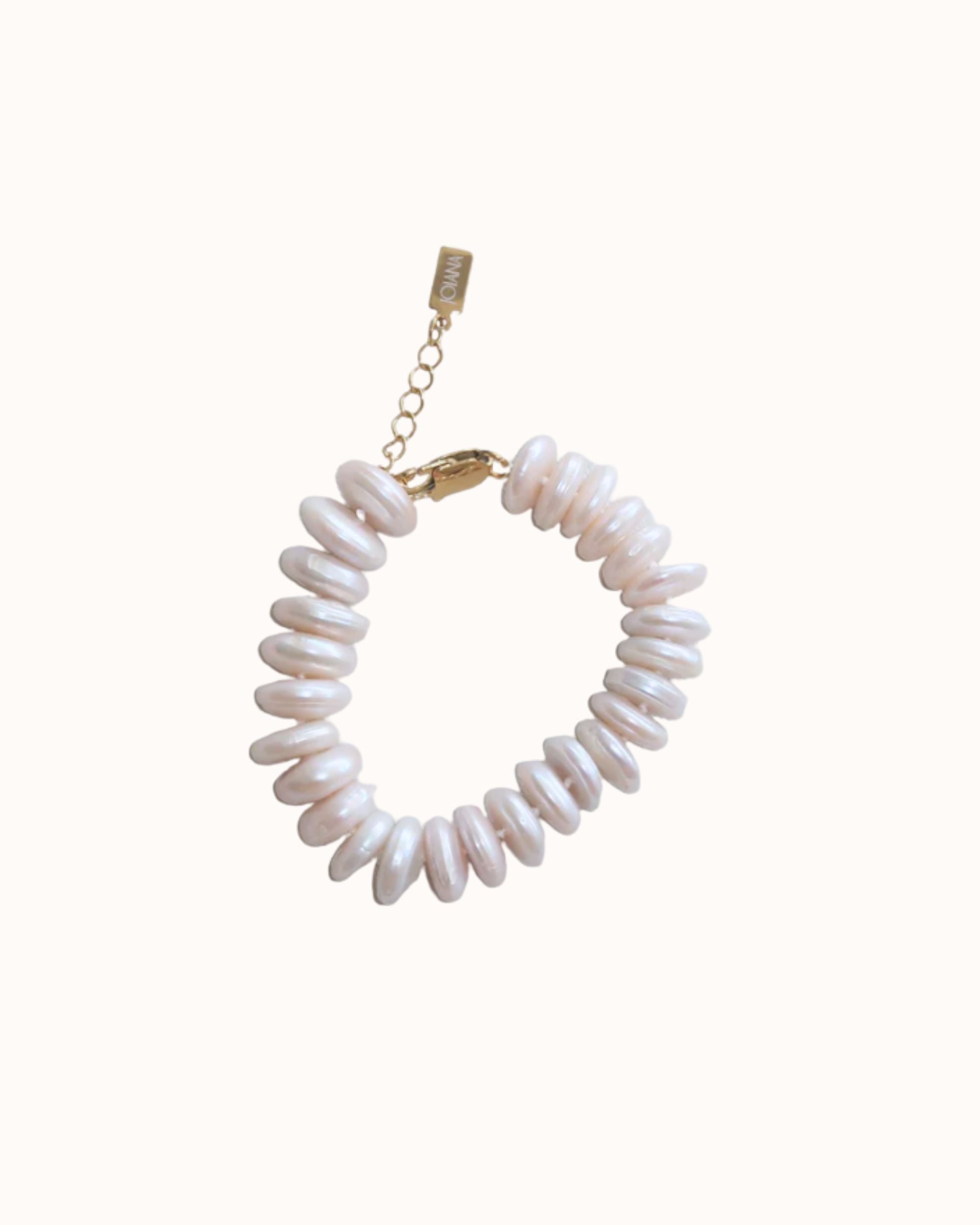 Rondelle Pearl Bracelet