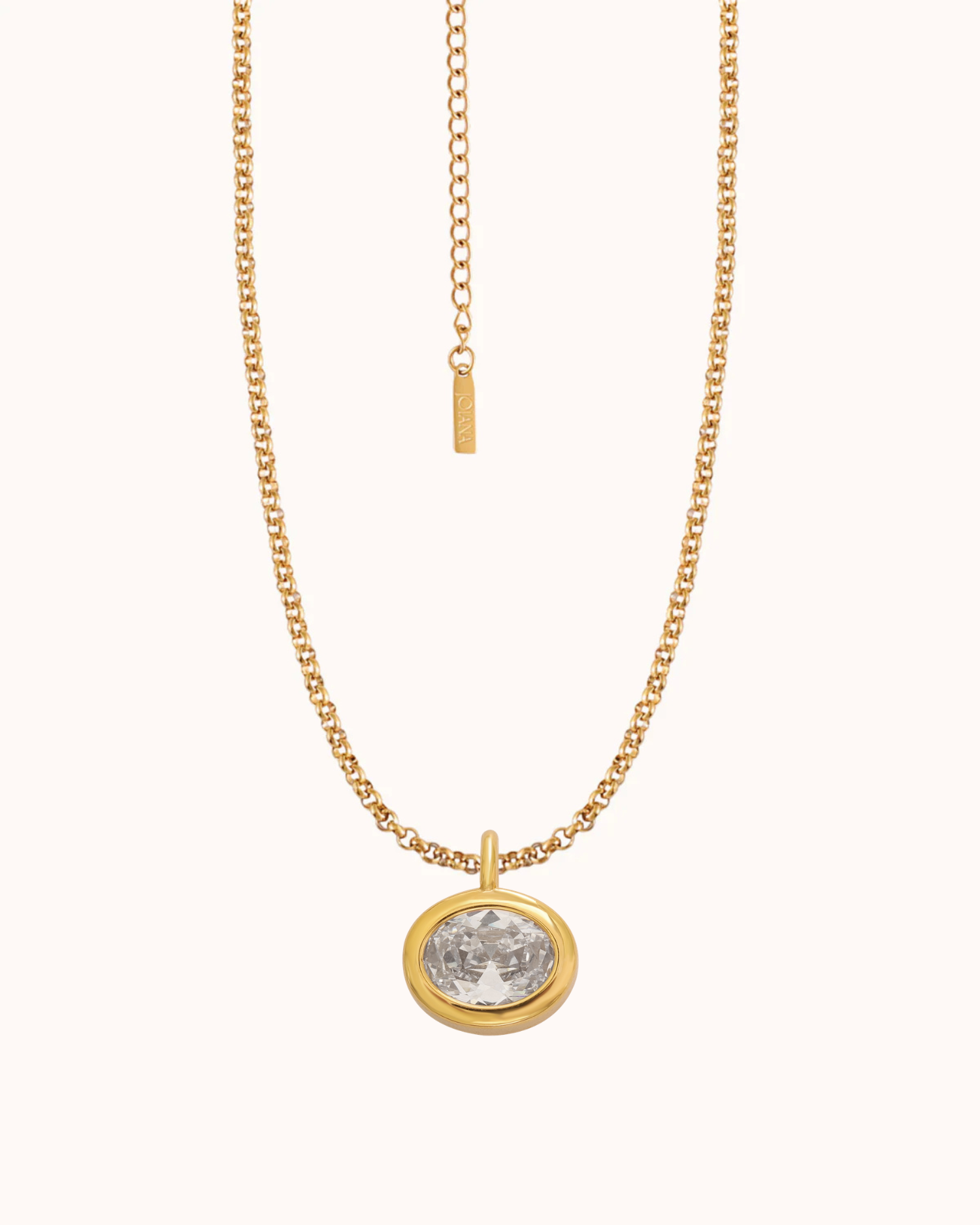Birthstone Belcher Chain Necklace