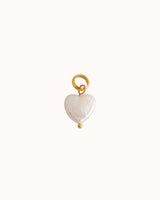 Pearl Heart Charm
