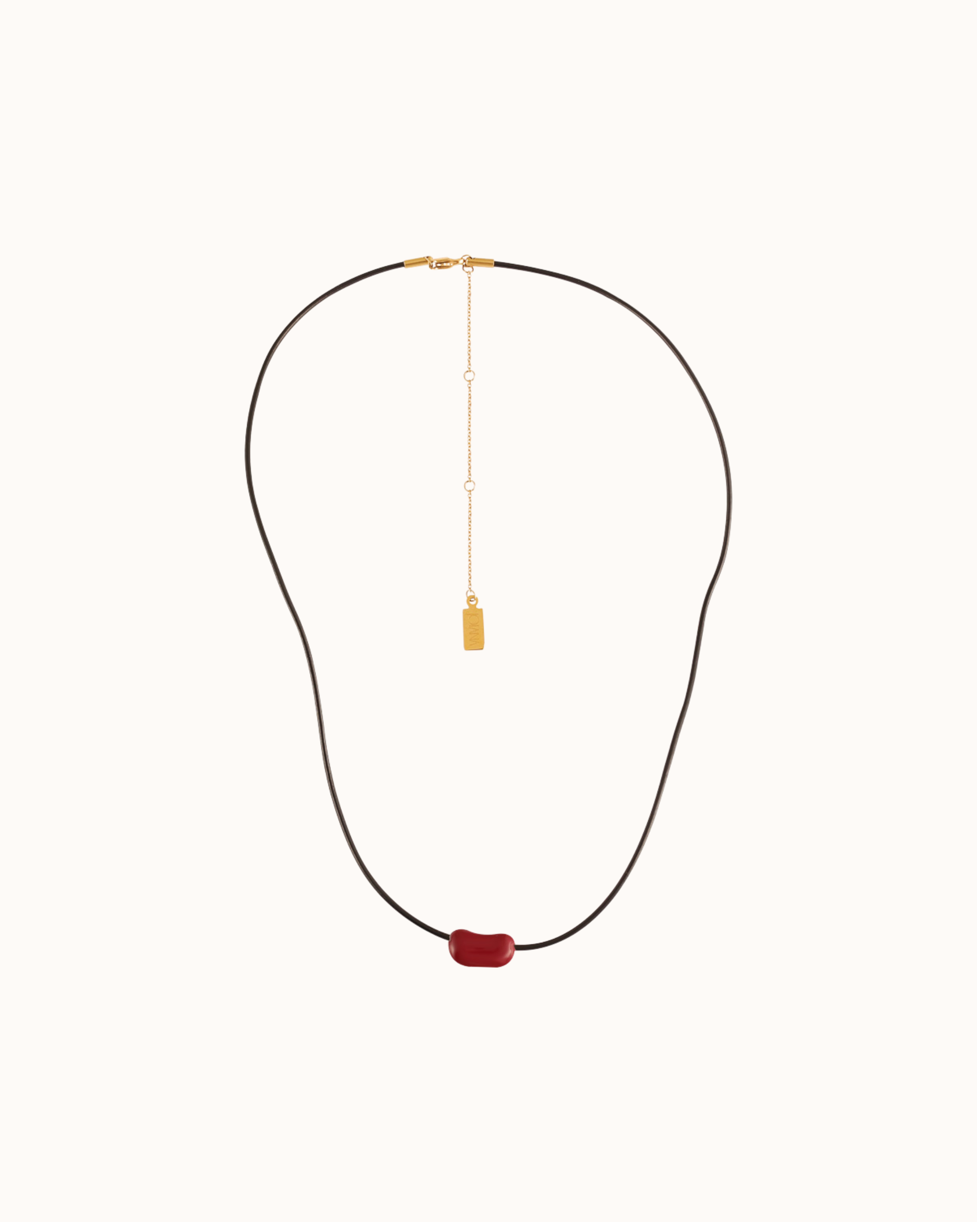Bean Cord Necklace