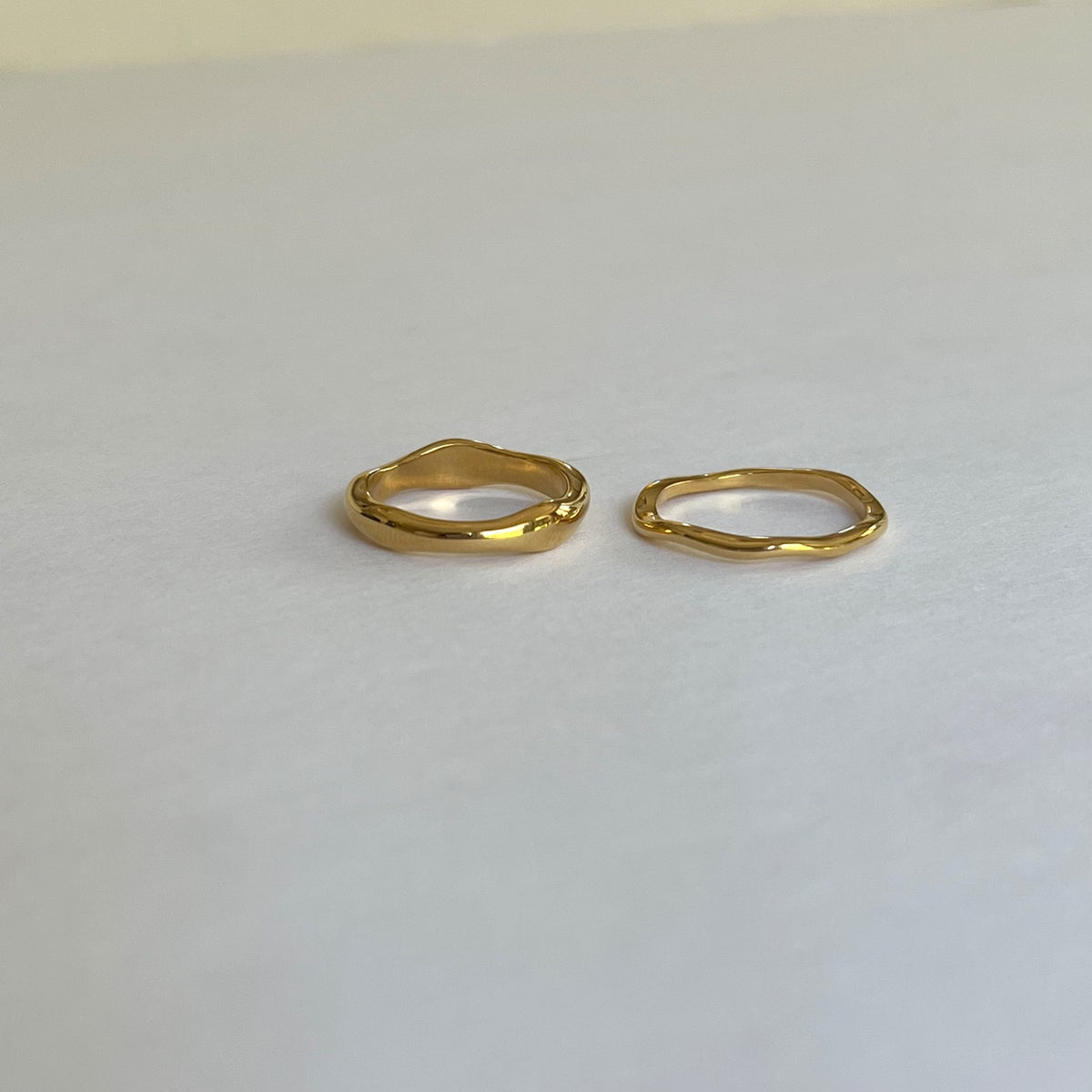 Slim Curved Stacker Ring
