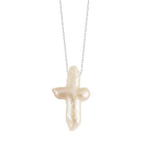 Pearl Cross Necklace
