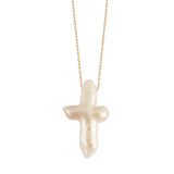 Pearl Cross Necklace