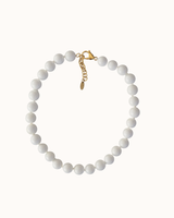 Mello Stone Necklace- Milky