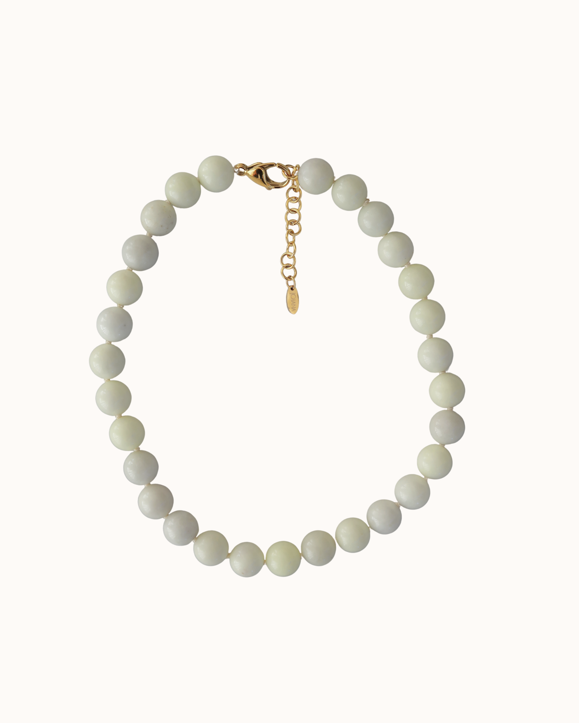 Mello Stone Necklace- Pistachio