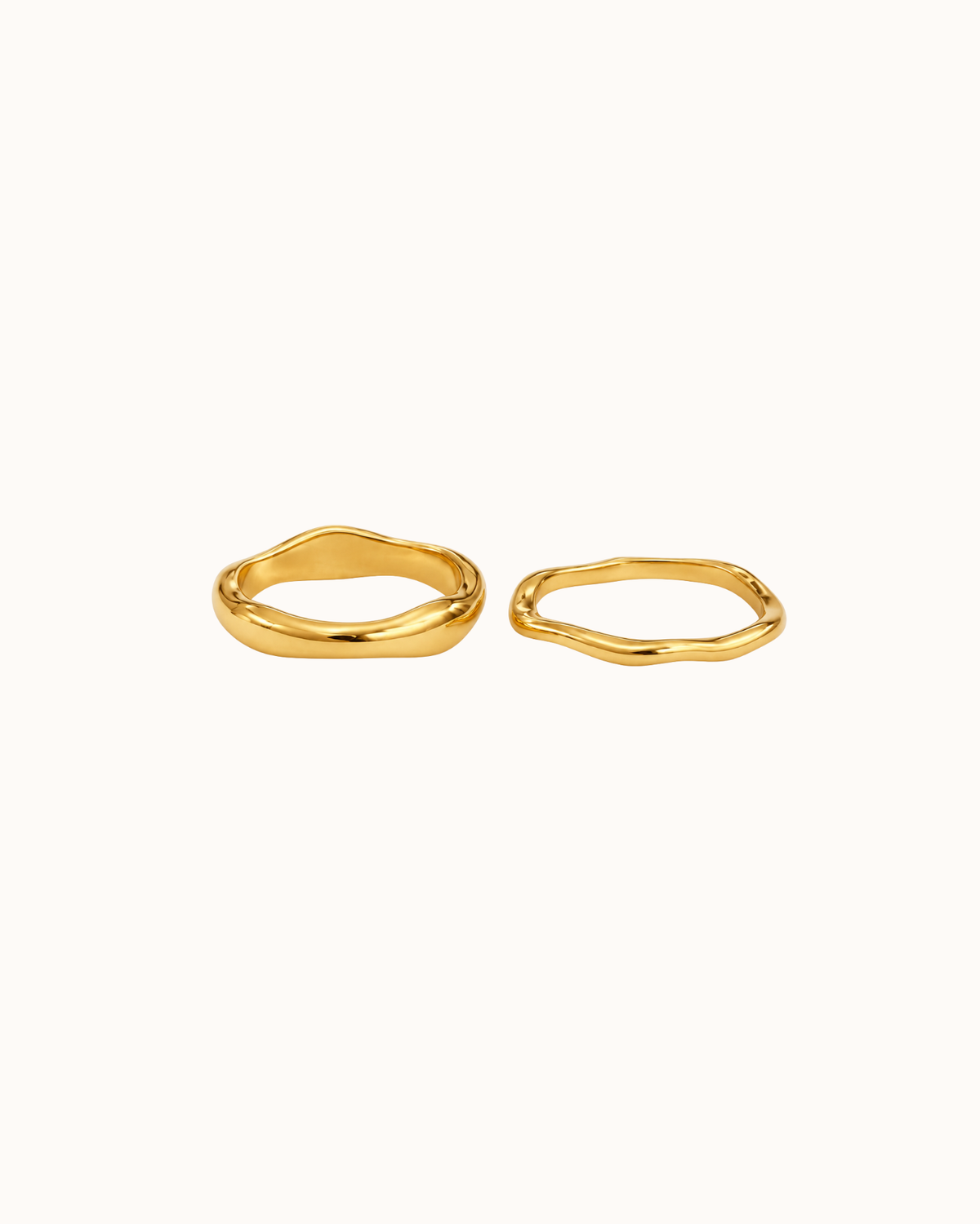 Slim Curved Stacker Ring
