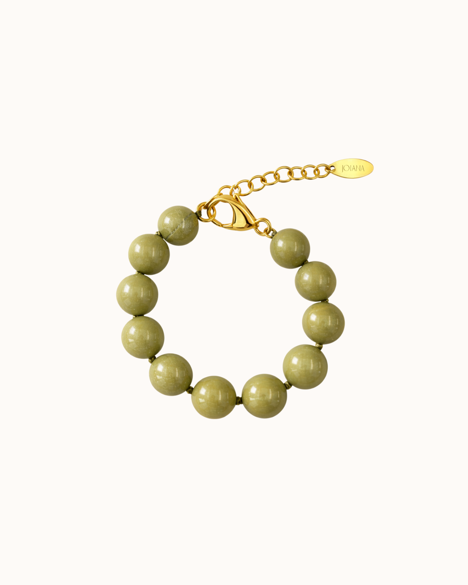 Mello Stone Bracelet- Olive