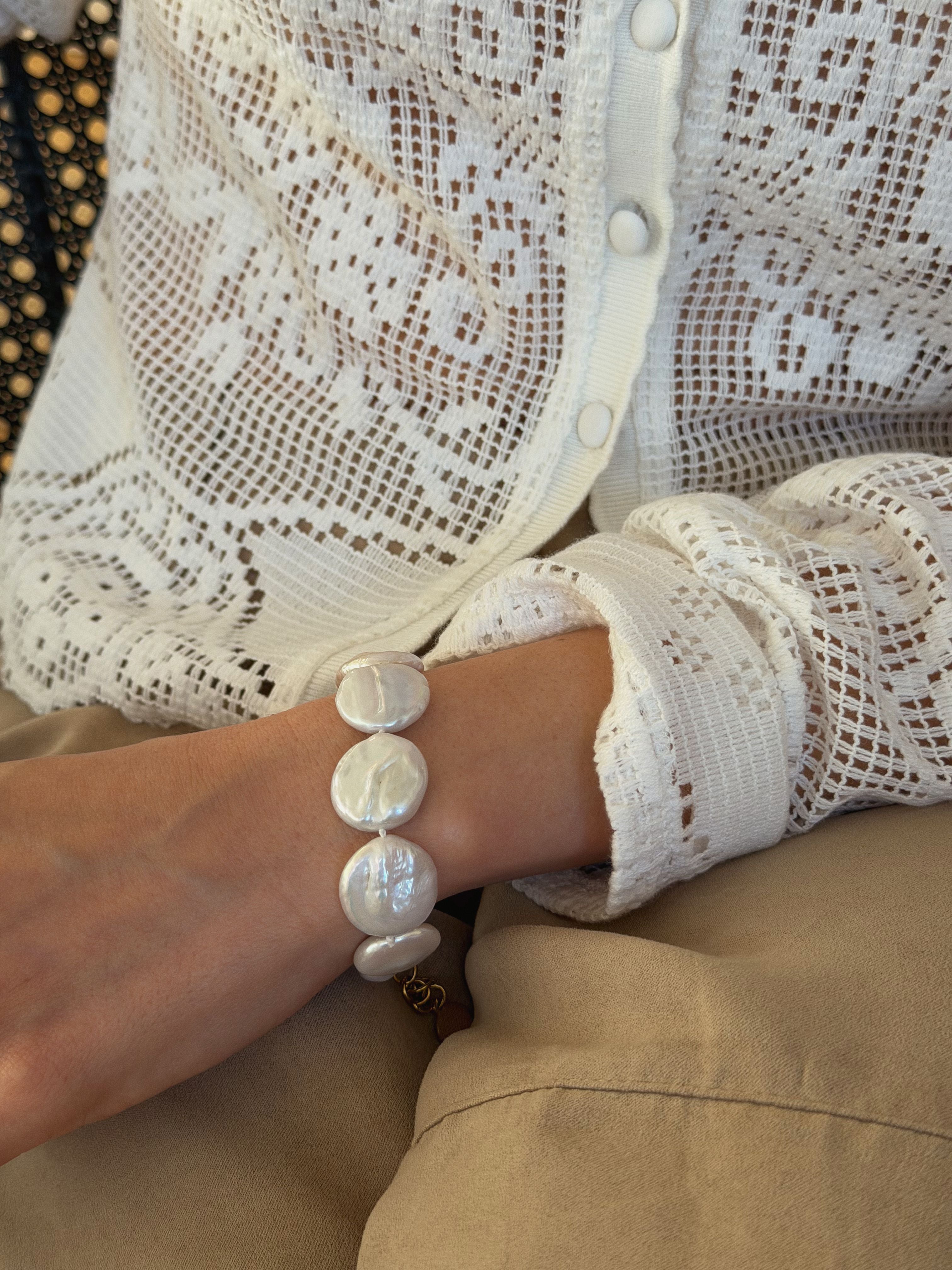 Coin Pearl Bracelet