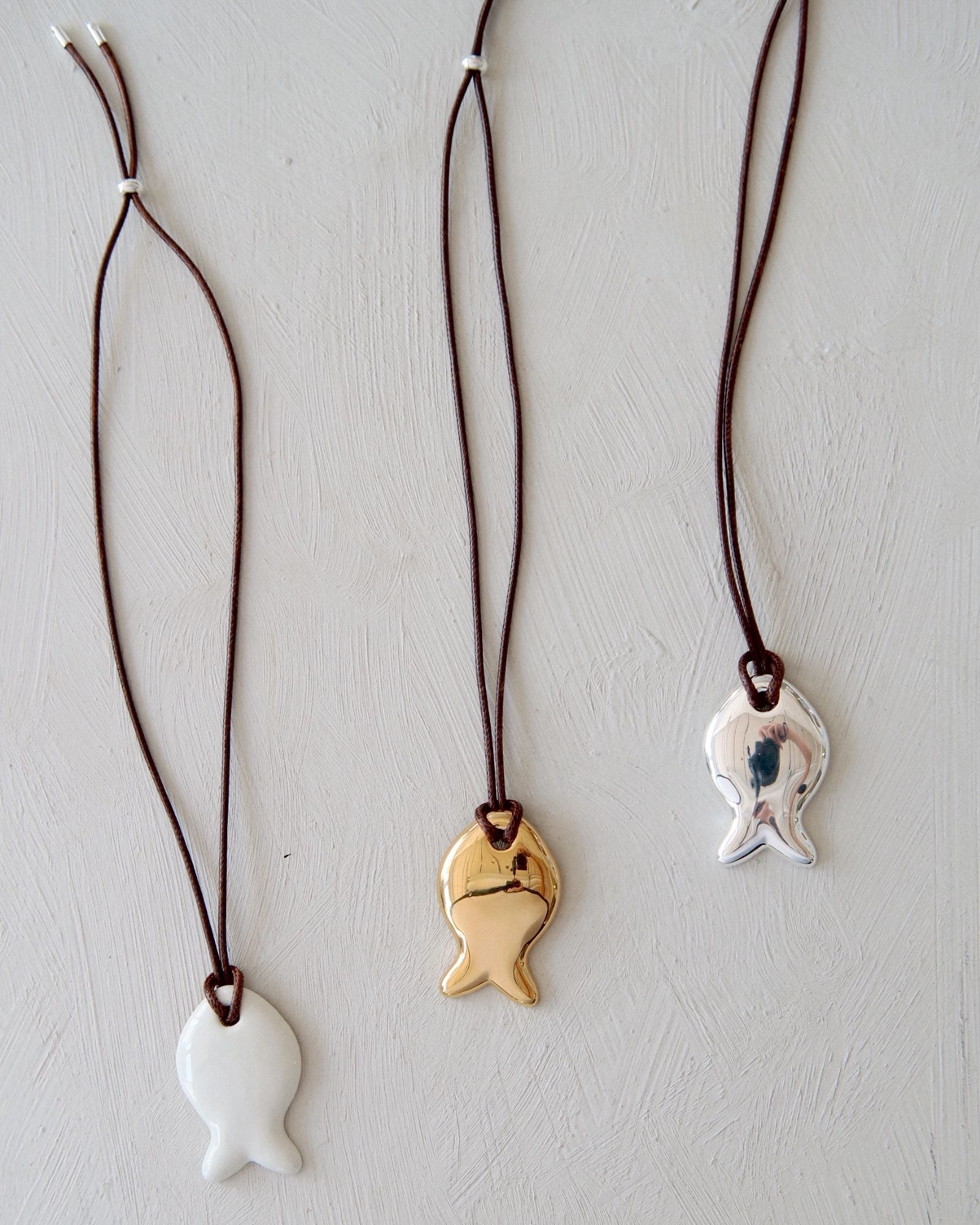 Fishie Cord Necklace
