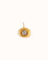 Zirconia Bean Charm