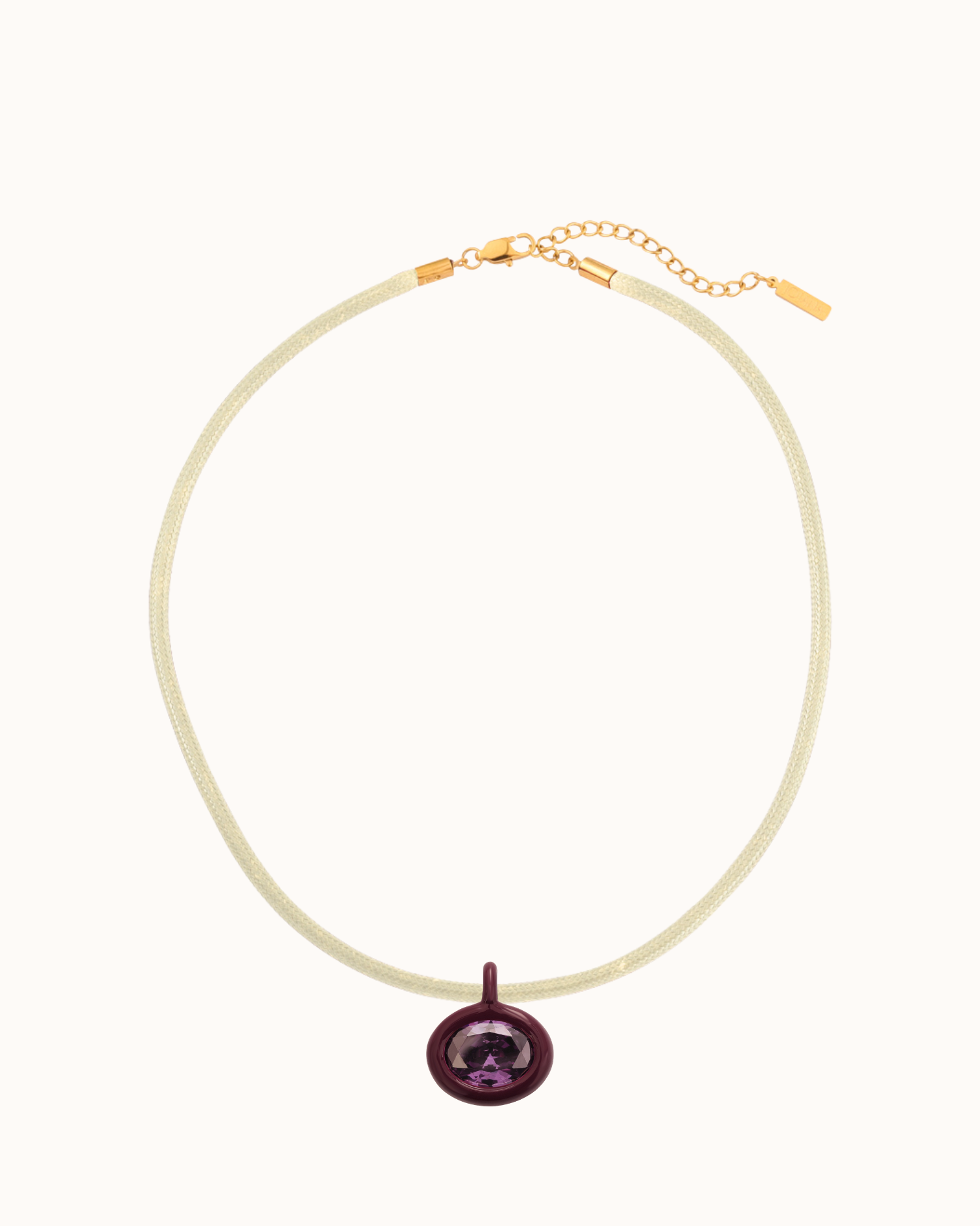 The Birthstone Cord Necklace
