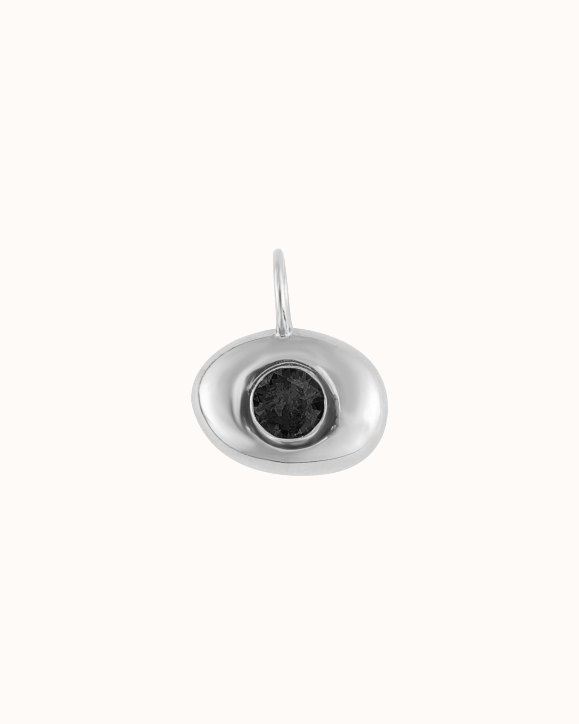 Zirconia Bean Charm
