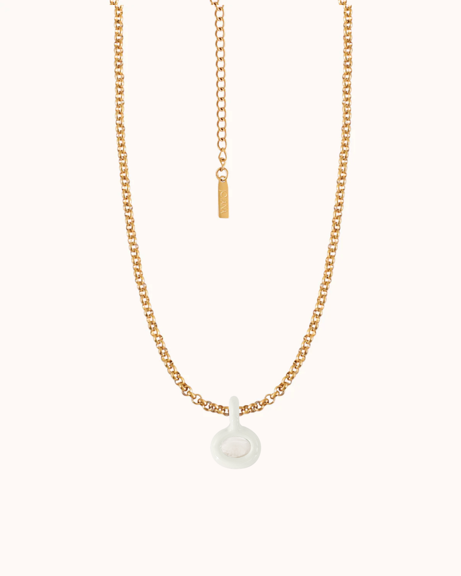 Birthstone Belcher Chain Necklace