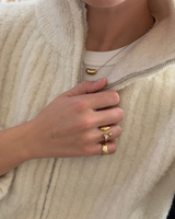 Bean Necklace Gold