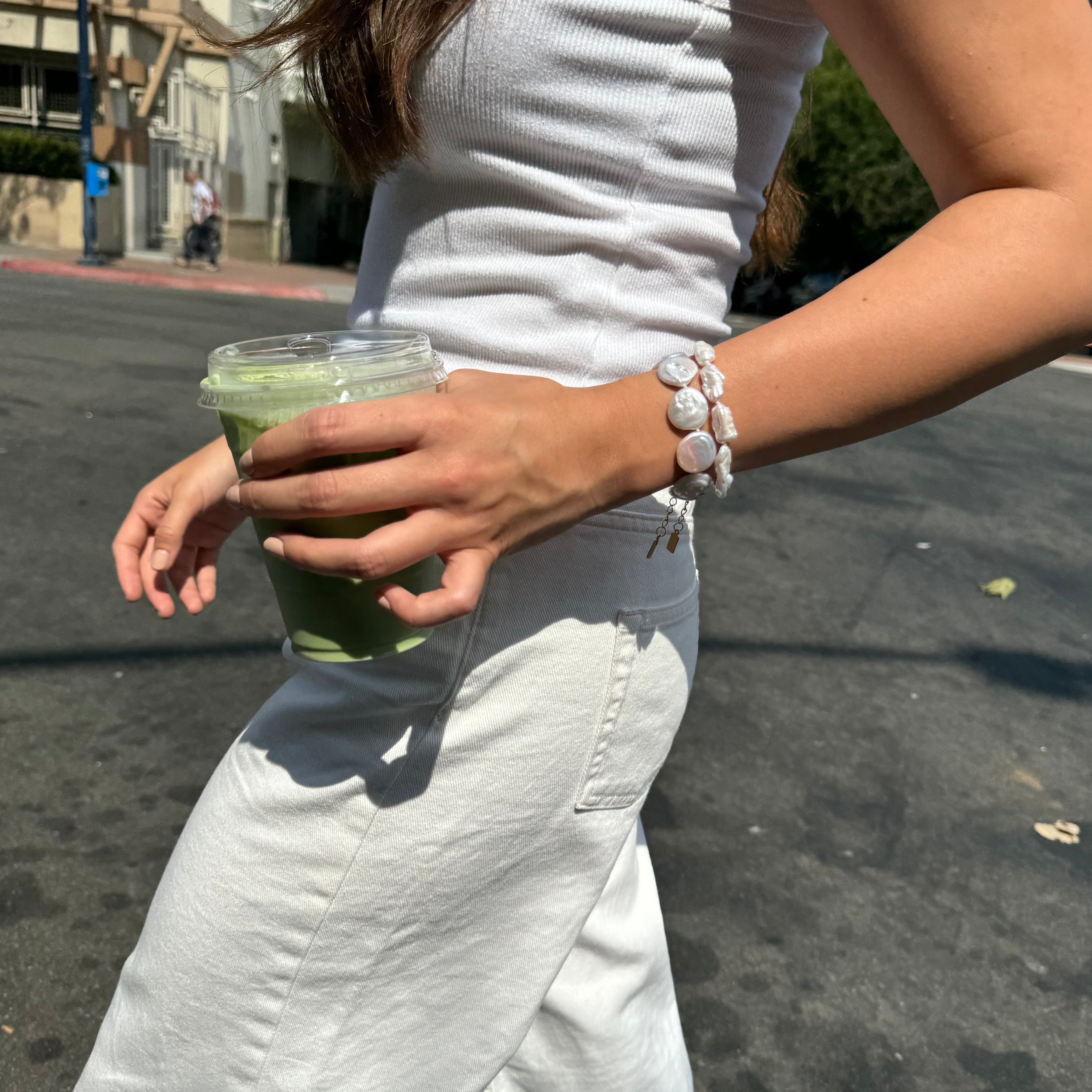 Biwa Pearl Bracelet