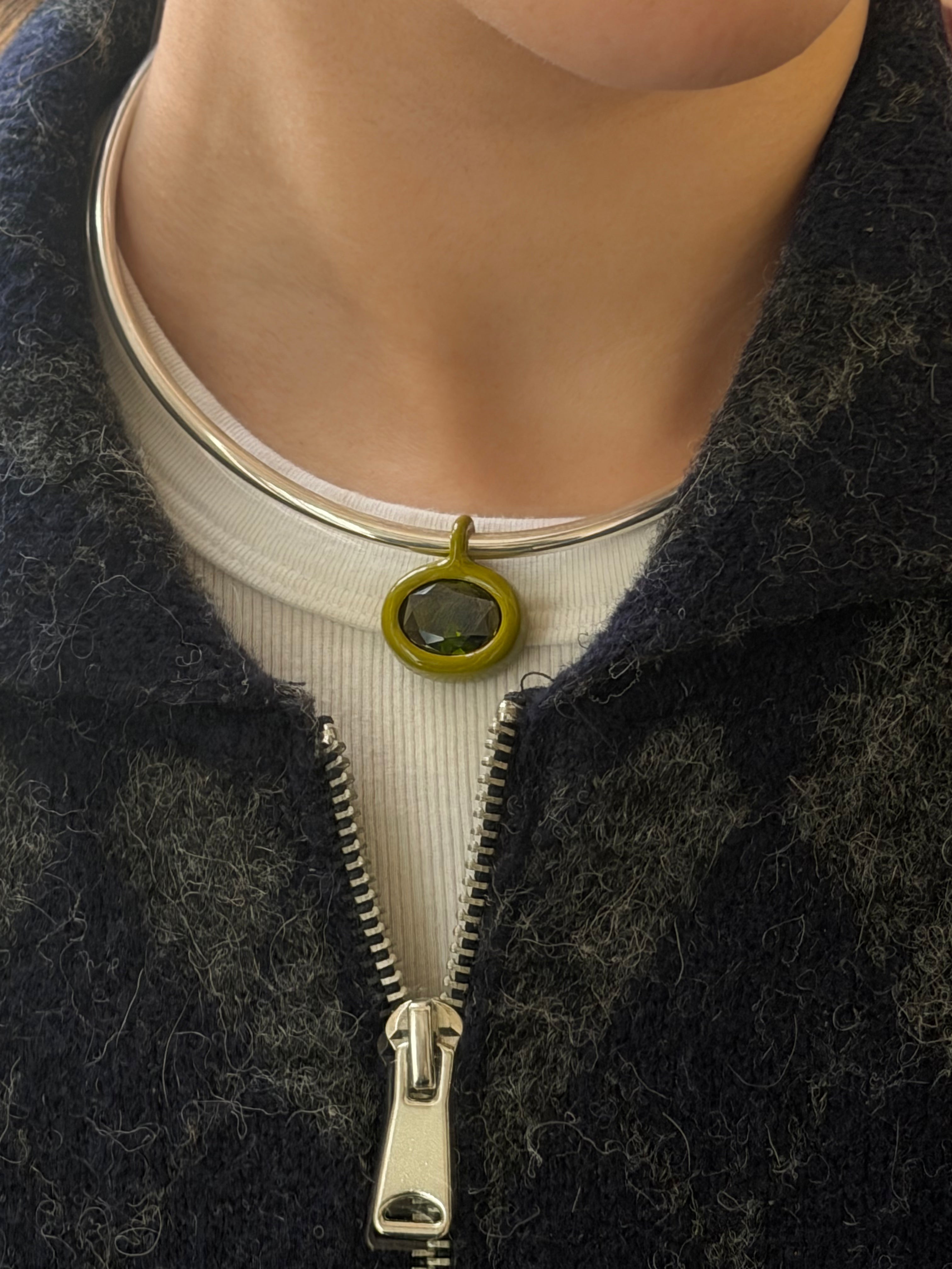 Birthstone Neck Cuff